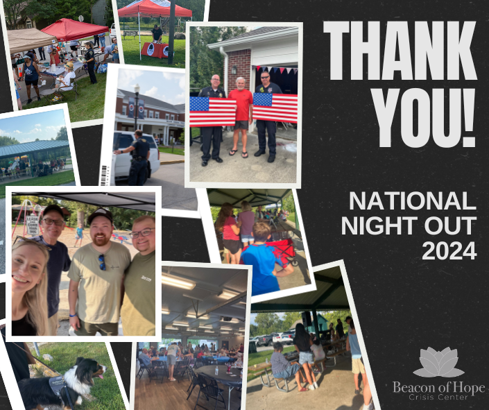 Thank you! National Night Out 2024 Collage of community National Night Out Event Locations