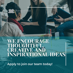 We encourage thoughtful, creative and inspirational ideas. Apply to join our team today!