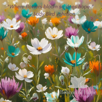 May flowers and a quote, 