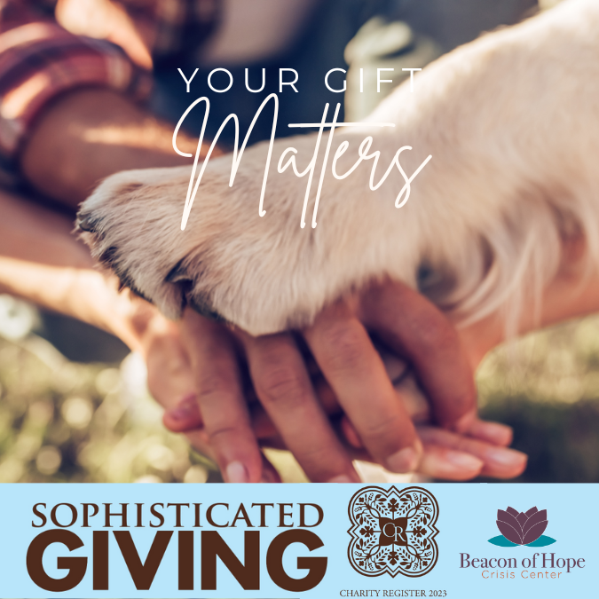 Your Gift Matters. Sophisticated Giving.